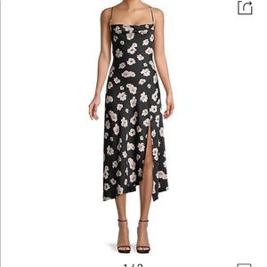 NWOT astr the label silky midi dress